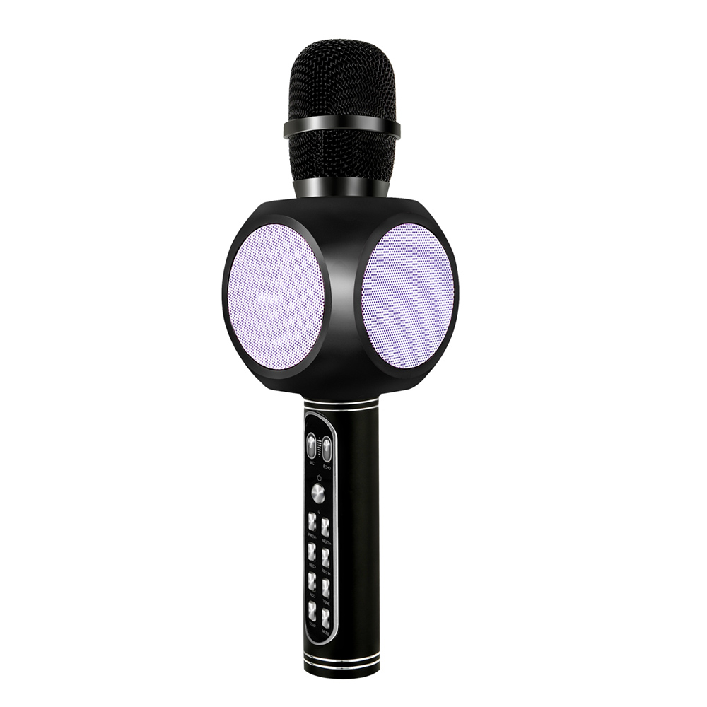 SU.YOSD YS-90 Transportable Multifunction Karaoke Microphone Speaker with USB, TF Card, FM Radio, Recording, ACC, Tone, and Clap Options for KTV